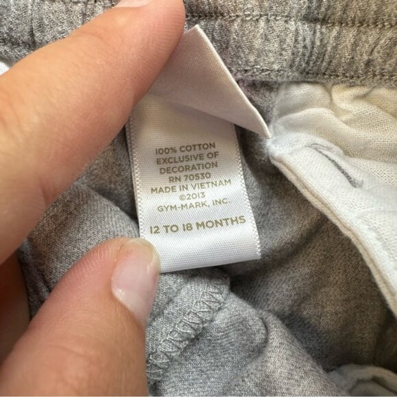 Janie & Jack | Silver Gray Piped Twill Knicker Pants | Size 12-18 Months - Picture 6 of 11